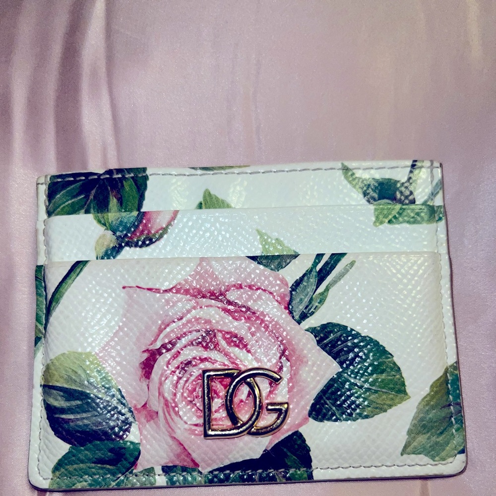 Dolce & Gabbana Tropical Rose Cardholder